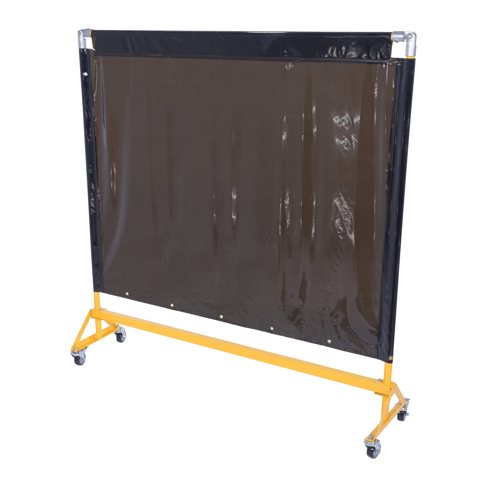 Vestil Steel Portable Welding Screen 70"L x 70"H Yellow